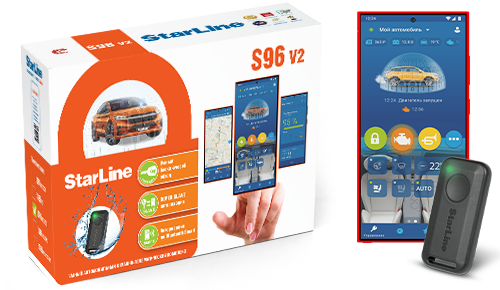Автомобильная сигнализация STARLINE  S96 BT v2 LTE (2CAN+4LIN) 2SIM