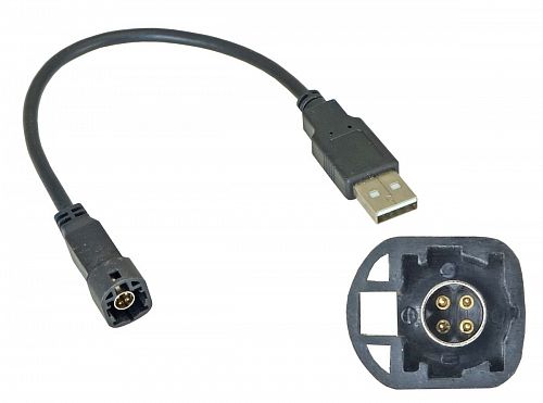 INCAR USB VW-FC106 переходник USB VW, SKODA(тип1) для подключения магнитолы INCAR к штатному разьему